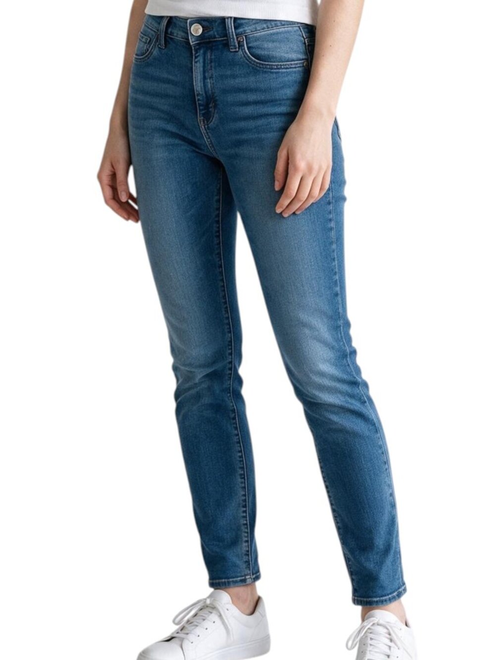 KUT FROM THE KLOTH Blue High Rise Straight Leg Toothpick Skinny Jeans - Size 6